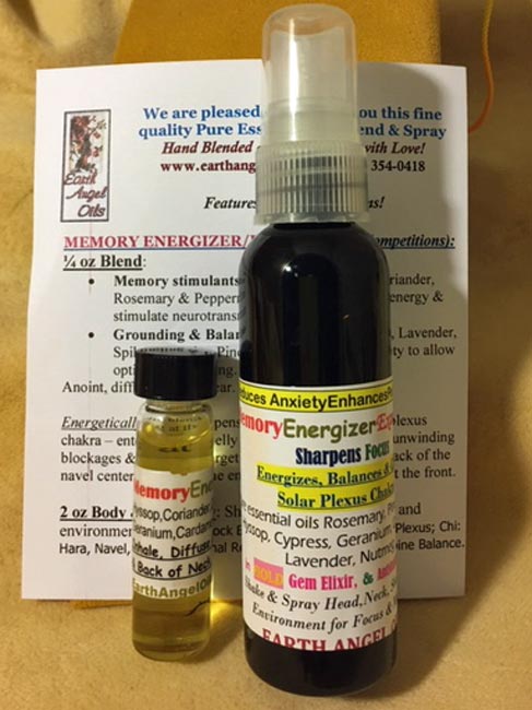 Memory Energizer Exams Spray Blend Combo