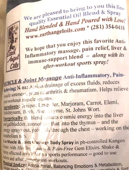 Muscle Joint Massage Blend Spray Combo #2
